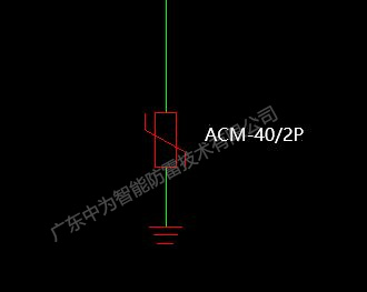 浪涌保護器的電氣符號是什么，在系統圖紙中怎么表示？